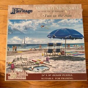 Heritage 550pc William Mangum “Fun in the Sun” jigsaw puzzle